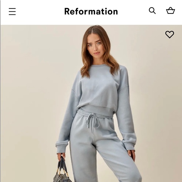Reformation Hunter Classic Sweatshirt - Picture 1 of 3